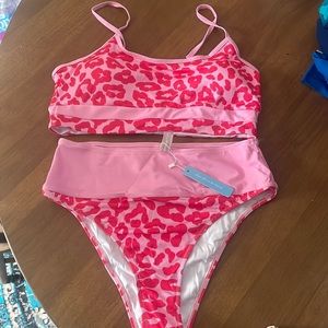 Pink High-Waisted Bikini 💖 NEVER WORN 💖